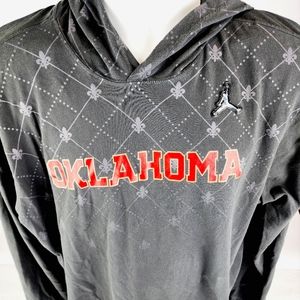 Jordan Oklahoma Sooners The Nike Tee Long Sleeve with Hood T-Shirt